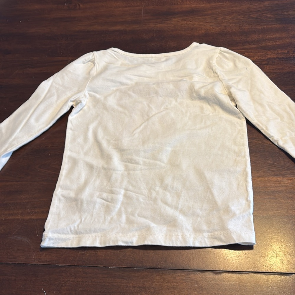 Gymboree Girl Ivory with Purple Love Pointe Shoes Gem Top Size 8 - Picture 8 of 8